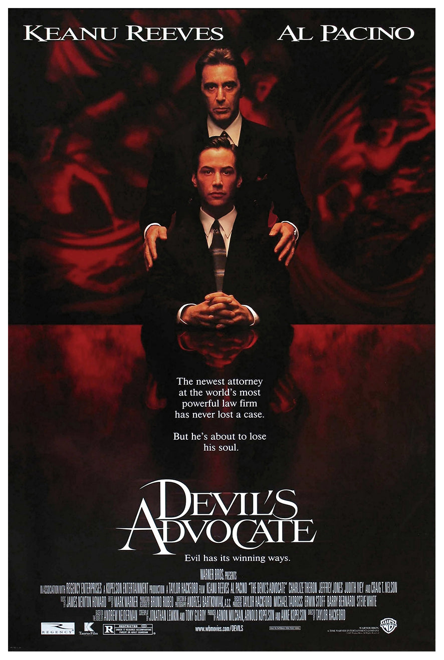 The Devil's Advocate 1997 - Al Pacino - US - Classic Movie Poster