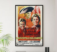 The Devil's Disciple 1959 - Laurence Olivier - Italy - Classic Movie Poster
