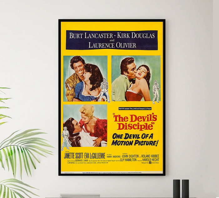 The Devil's Disciple 1959 - Laurence Olivier - US 2 - Classic Movie Poster