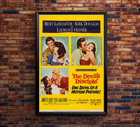 The Devil's Disciple 1959 - Laurence Olivier - US 2 - Classic Movie Poster
