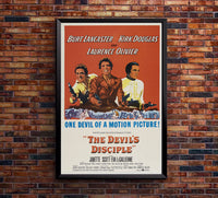 The Devil's Disciple 1959 - Laurence Olivier - US - Classic Movie Poster