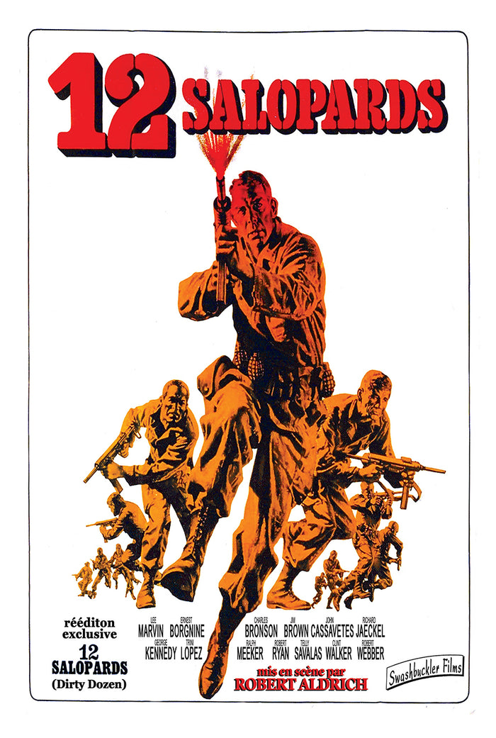The Dirty Dozen 1967 - France - Classic Movie Poster