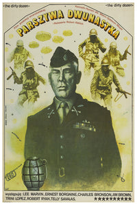 The Dirty Dozen 1967 - Poland - Classic Movie Poster