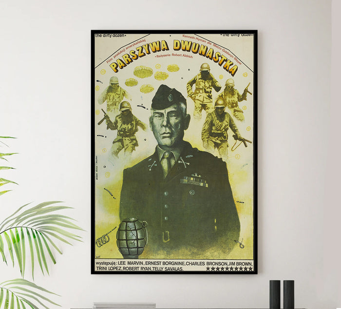 The Dirty Dozen 1967 - Poland - Classic Movie Poster