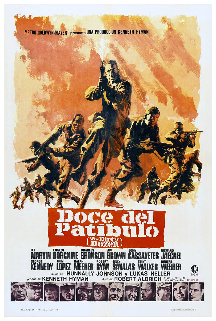 The Dirty Dozen 1967 - Spain (2) - Classic Movie Poster
