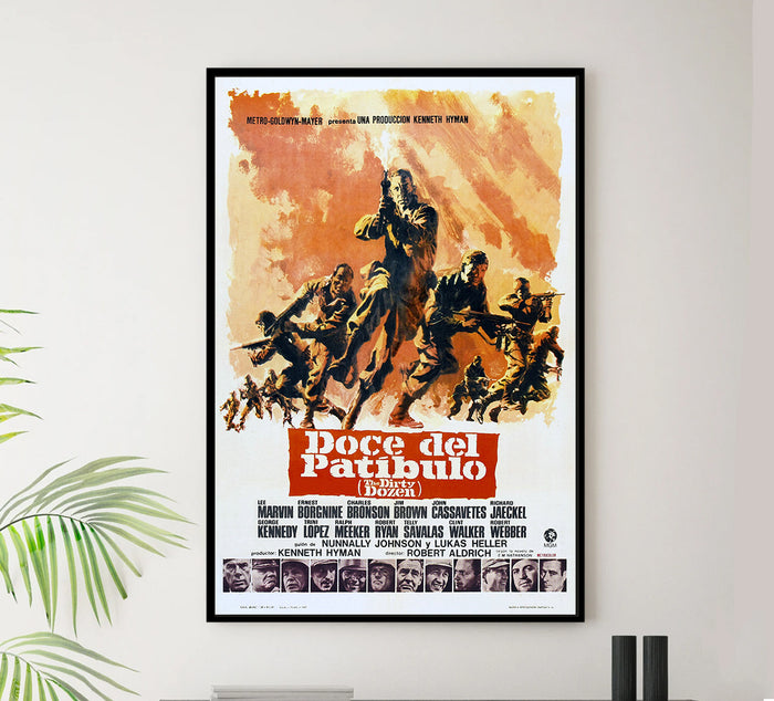 The Dirty Dozen 1967 - Spain (2) - Classic Movie Poster