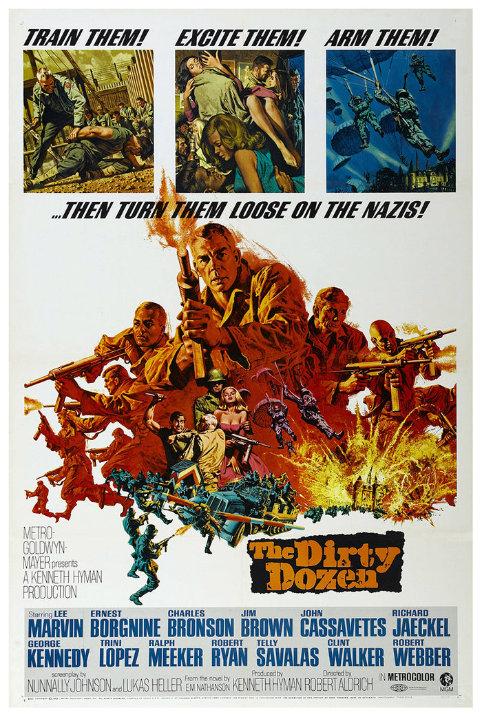 The Dirty Dozen 1967 - US - Classic Movie Poster