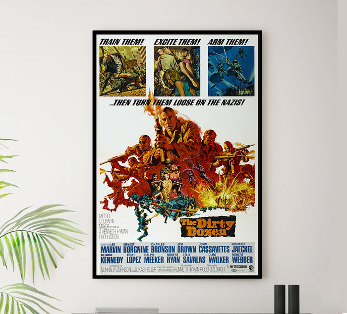The Dirty Dozen 1967 - US - Classic Movie Poster