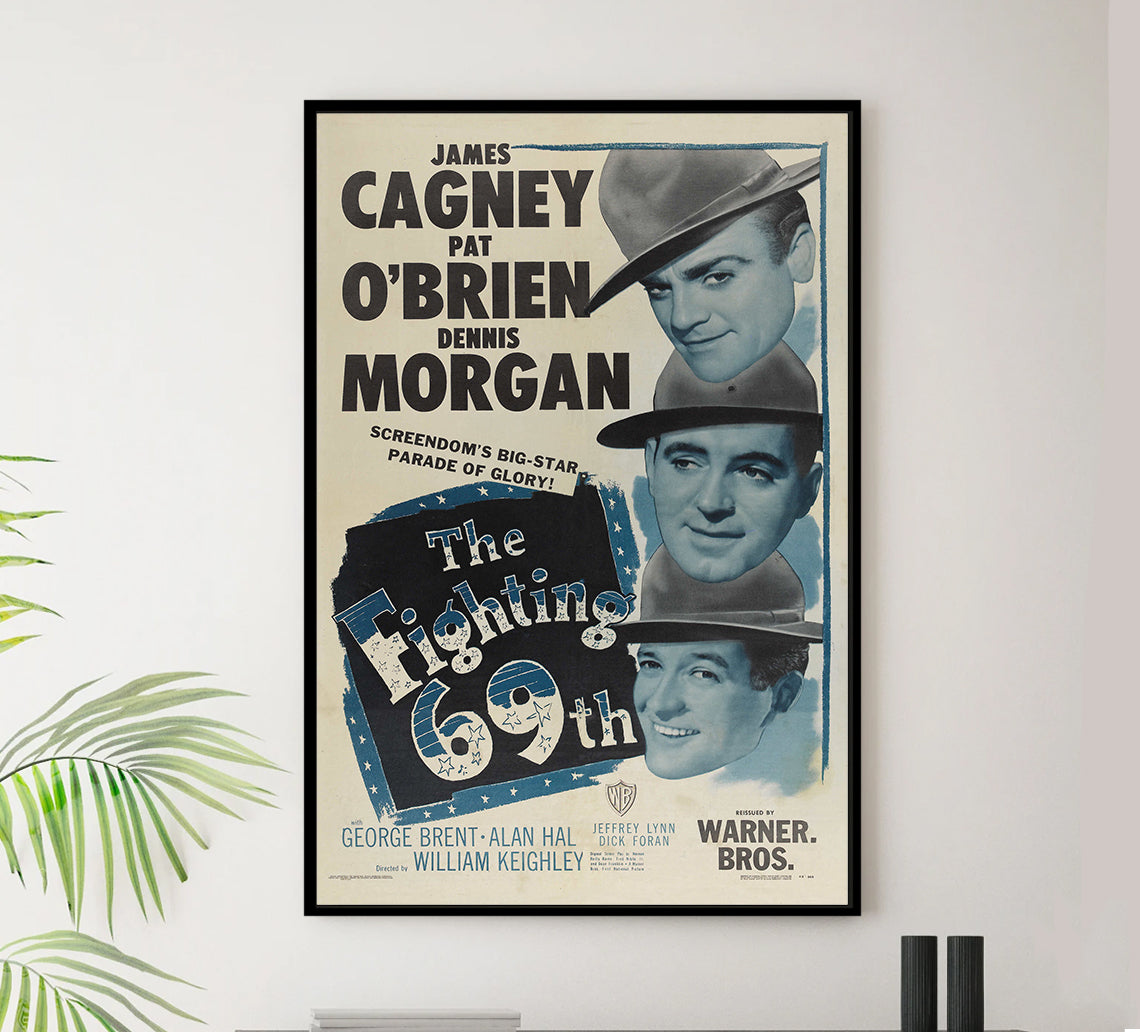 The Fighting 69th 1940 - James Cagney - US (2) - Classic Movie Poster