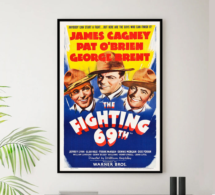 The Fighting 69th 1940 - James Cagney - US - Classic Movie Poster