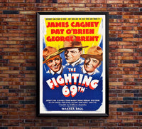 The Fighting 69th 1940 - James Cagney - US - Classic Movie Poster