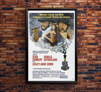 The First Great Train Robbery 1978 - Sean Connery - Vintage Classic Movie Poster