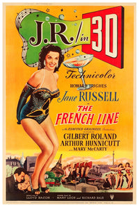 The French Line 1954 v2 - Vintage Classic Movie Poster