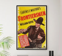The Frontiersmen 1938 - William Boyd - Classic Western Movie Poster
