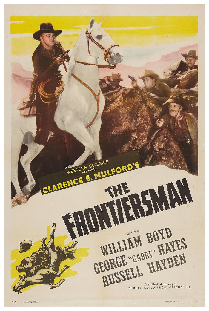 The Frontiersmen 1938 v2 - William Boyd - Classic Western Movie Poster