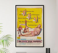 The Fuzzy Pink Nightgown 1957- Jane Russell - Vintage Classic Movie Poster