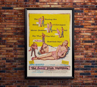 The Fuzzy Pink Nightgown 1957- Jane Russell - Vintage Classic Movie Poster