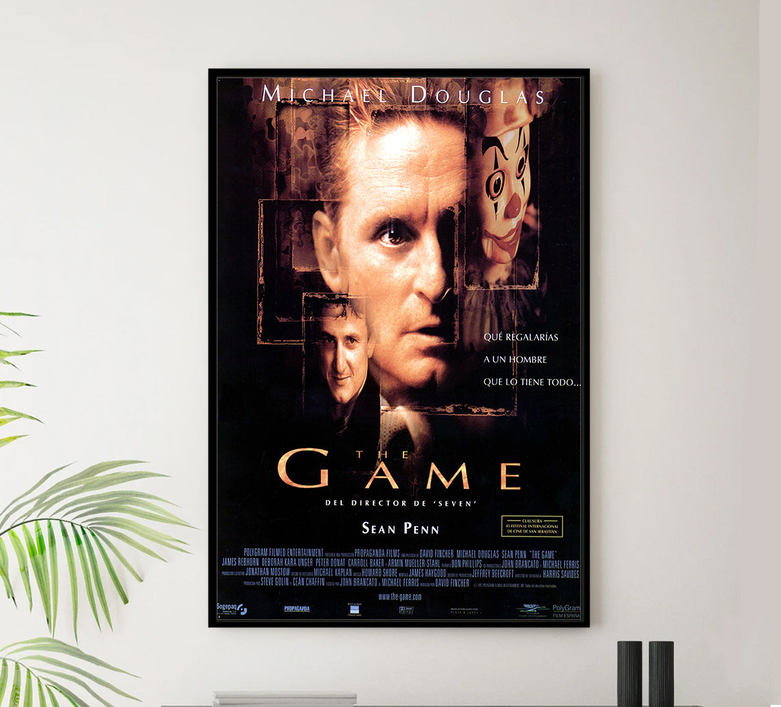 The Game 1997 - Michael Douglas - Spain - Classic Movie Poster