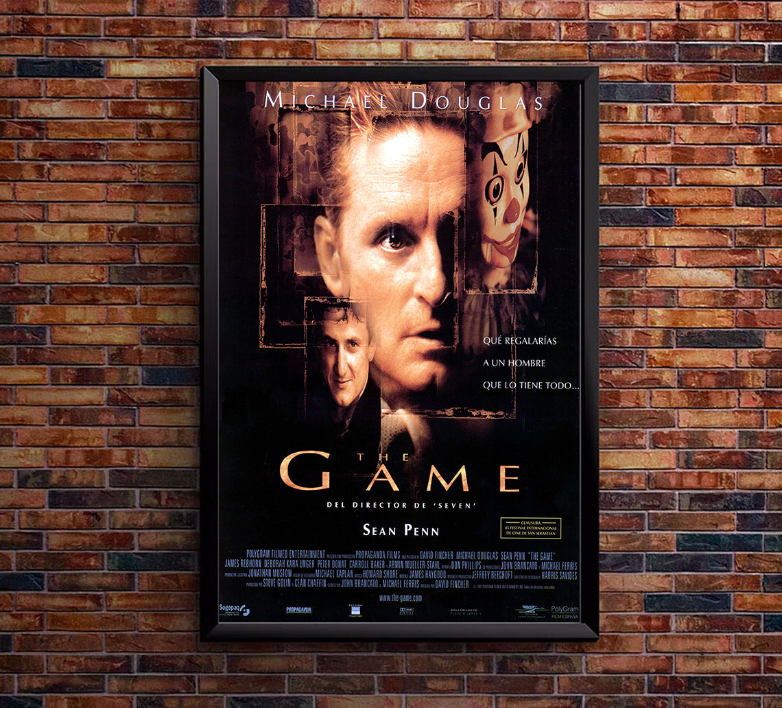 The Game 1997 - Michael Douglas - Spain - Classic Movie Poster