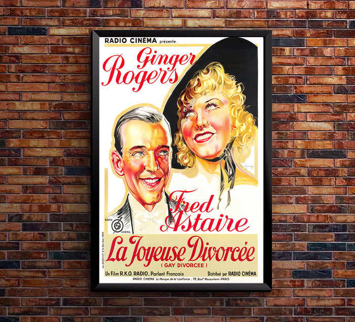 The Gay Divorcee 1934 - France - Classic Movie Poster