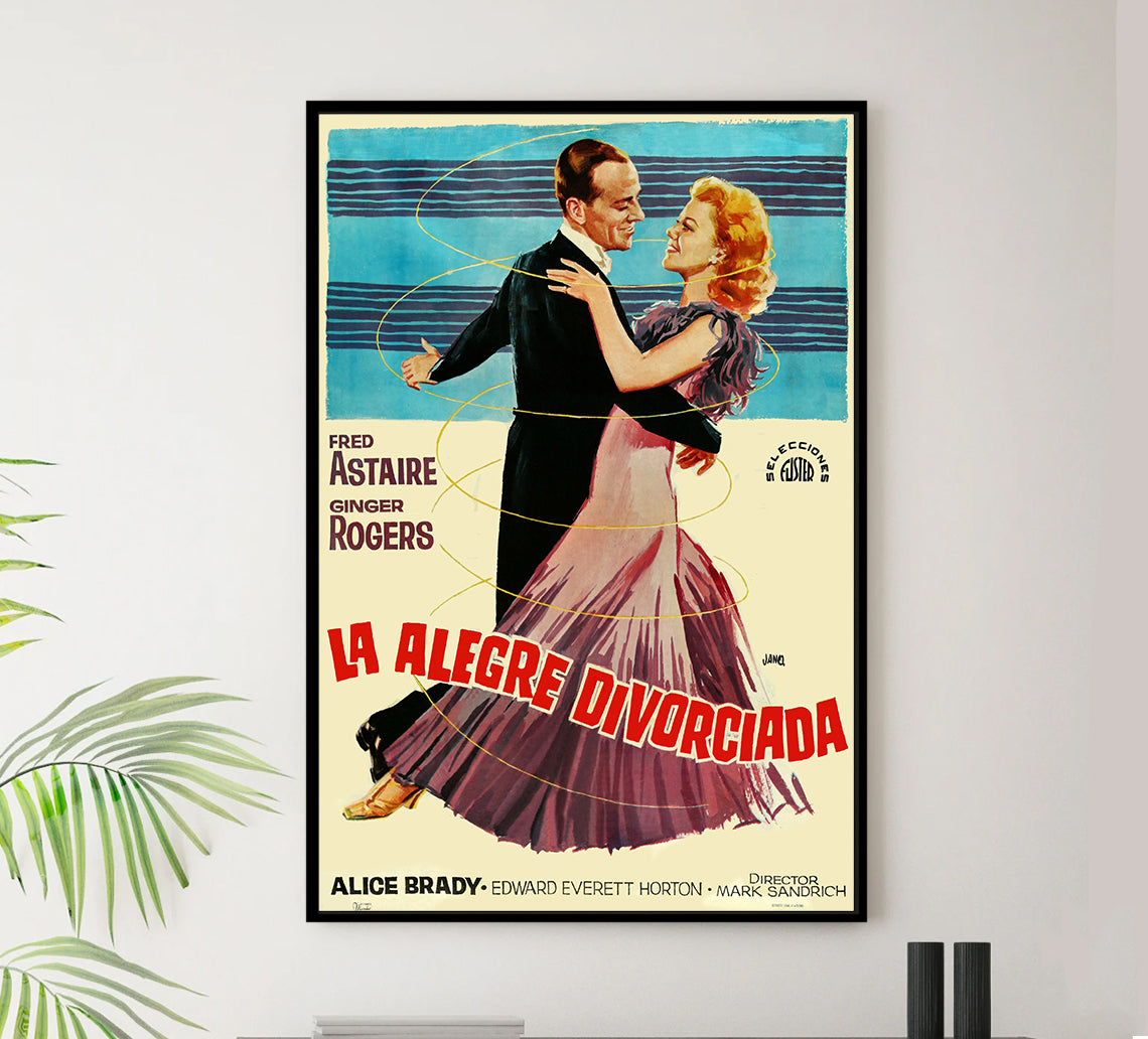The Gay Divorcee 1934 - Spain - Classic Movie Poster