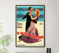 The Gay Divorcee 1934 - Spain - Classic Movie Poster