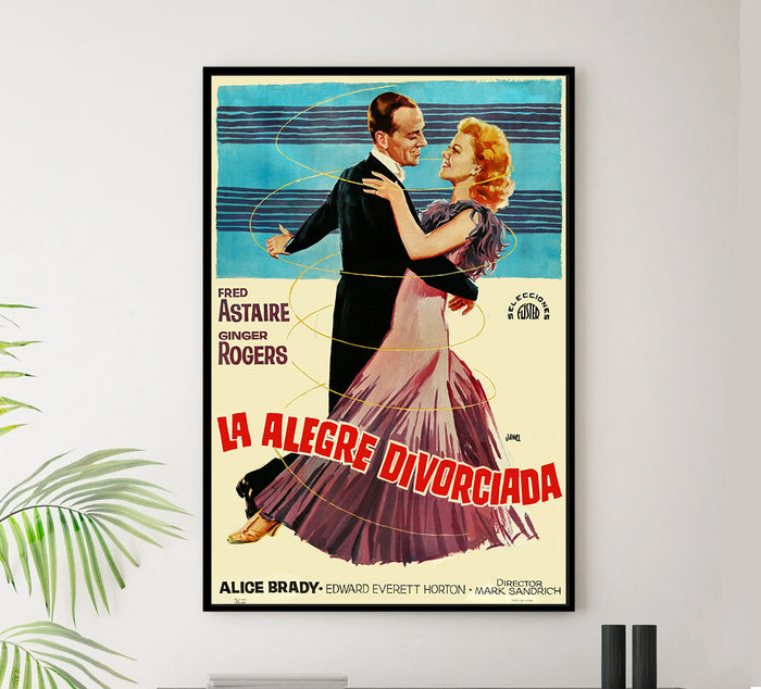 The Gay Divorcee 1934 - Fred Astaire - Spain - Classic Movie Poster