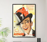 The Gay Divorcee 1934 - Fred Astaire - Sweden - Classic Movie Poster