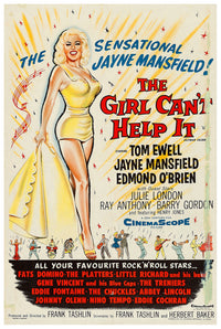 The Girl Can't Help It 1956 - Jayne Mansfield - UK - Classic Movie Poster