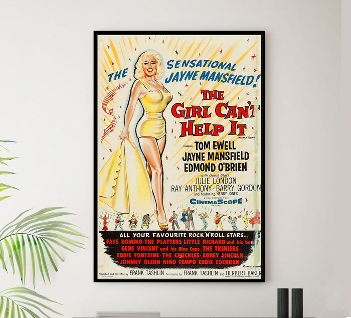 The Girl Can't Help It 1956 - Jayne Mansfield - UK - Classic Movie Poster