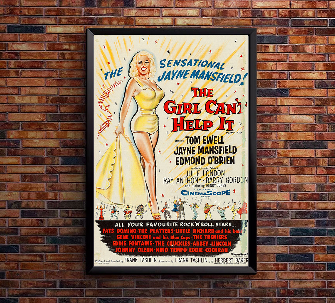 The Girl Can't Help It 1956 - Jayne Mansfield - UK - Classic Movie Poster