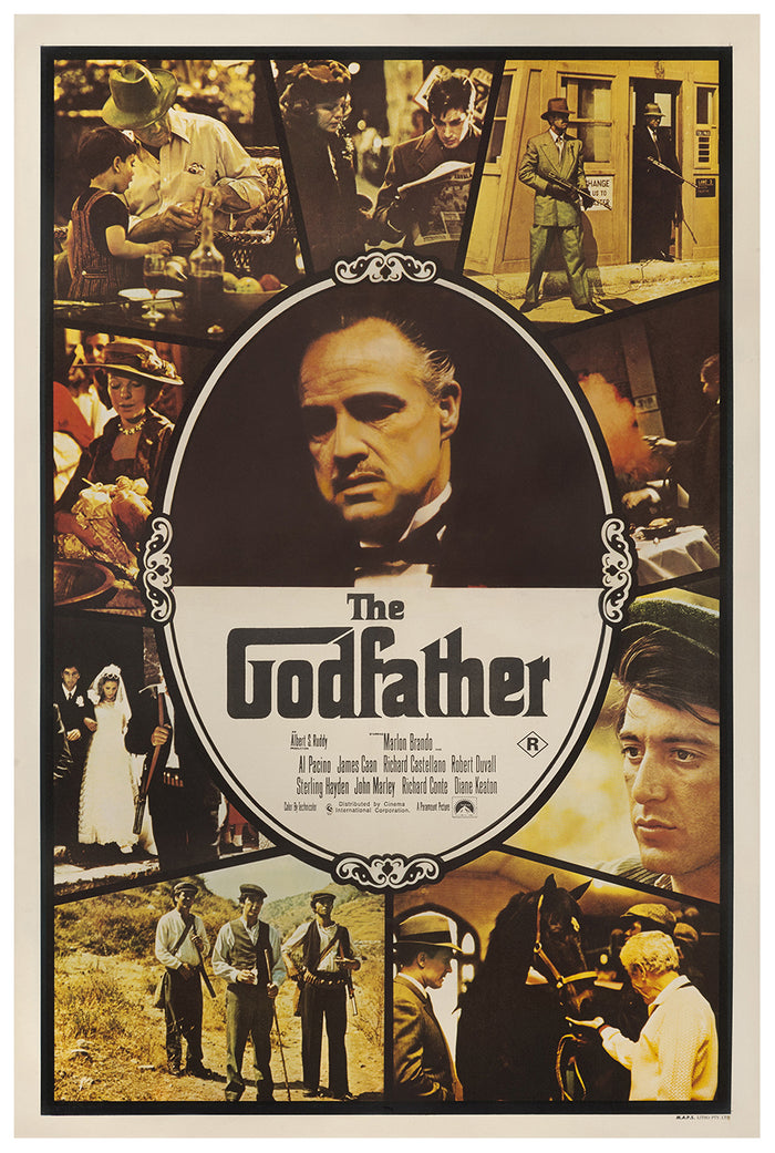 The Godfather 1972 - Al Pacino - France - Classic Movie Poster
