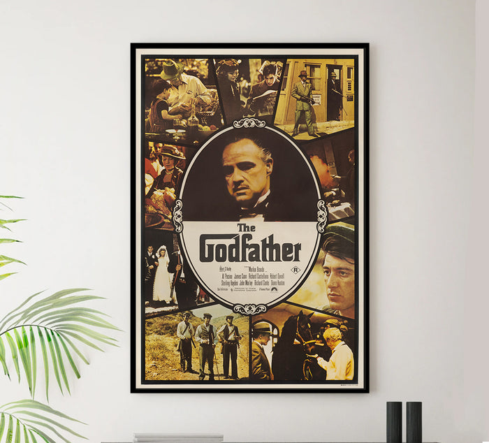The Godfather 1972 - Al Pacino - France - Classic Movie Poster