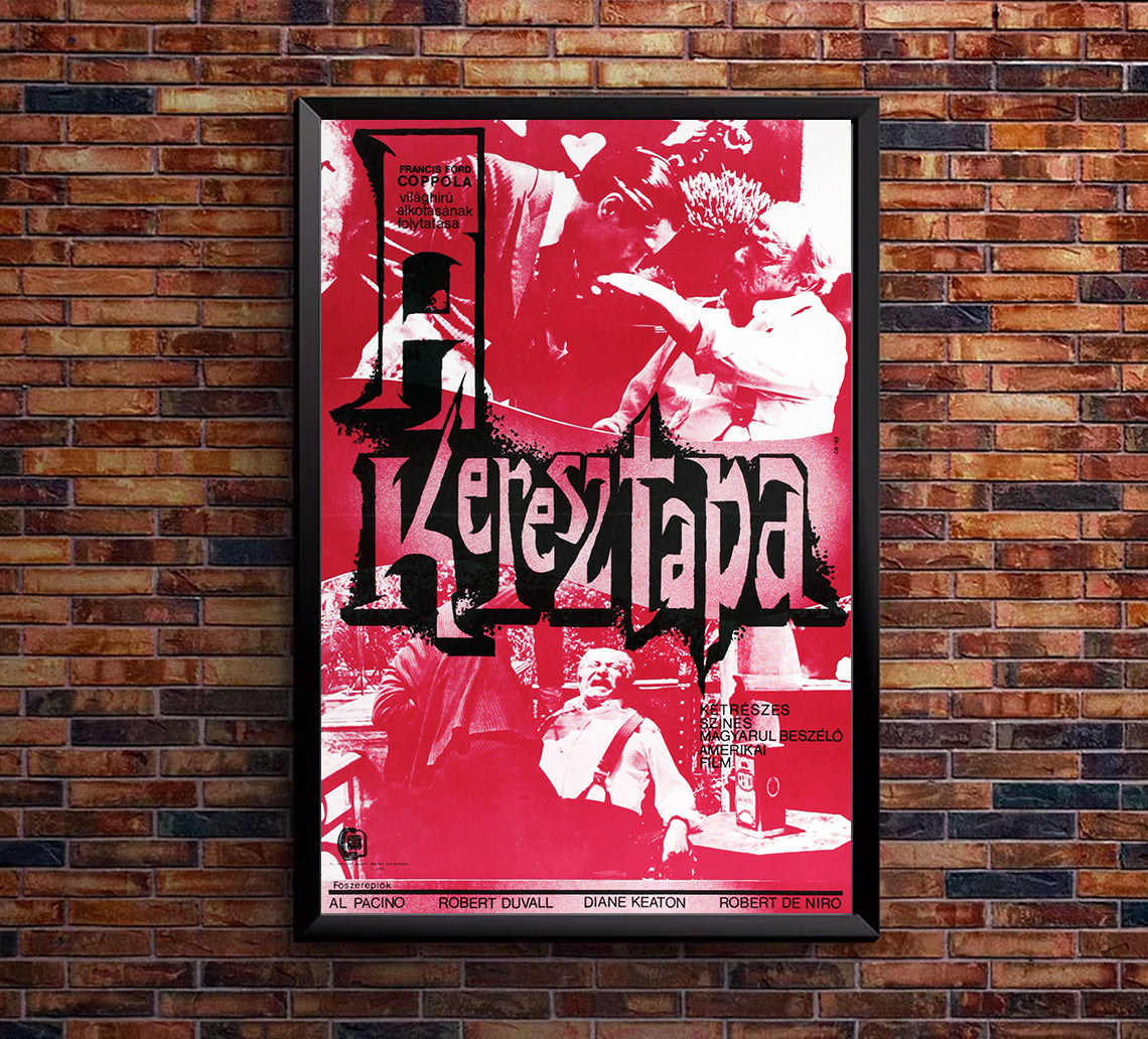 The Godfather 1972 - Al Pacino - Hungary - Classic Movie Poster