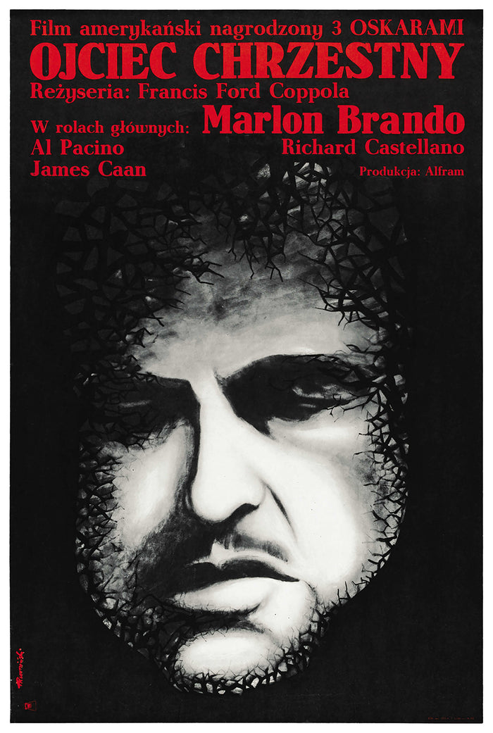 The Godfather 1972 - Al Pacino - Poland - Classic Movie Poster