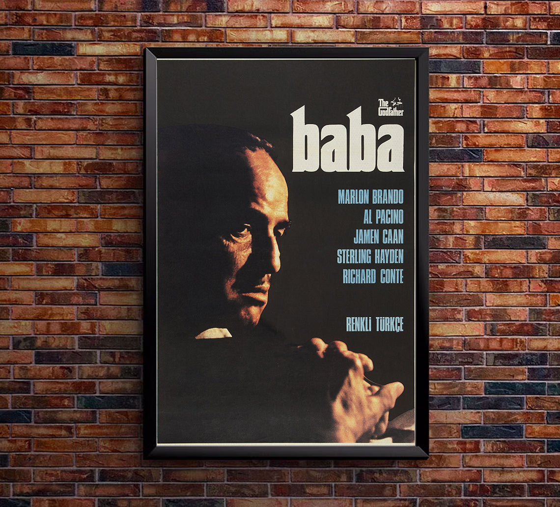 The Godfather 1972 - Al Pacino - Turkey - Classic Movie Poster