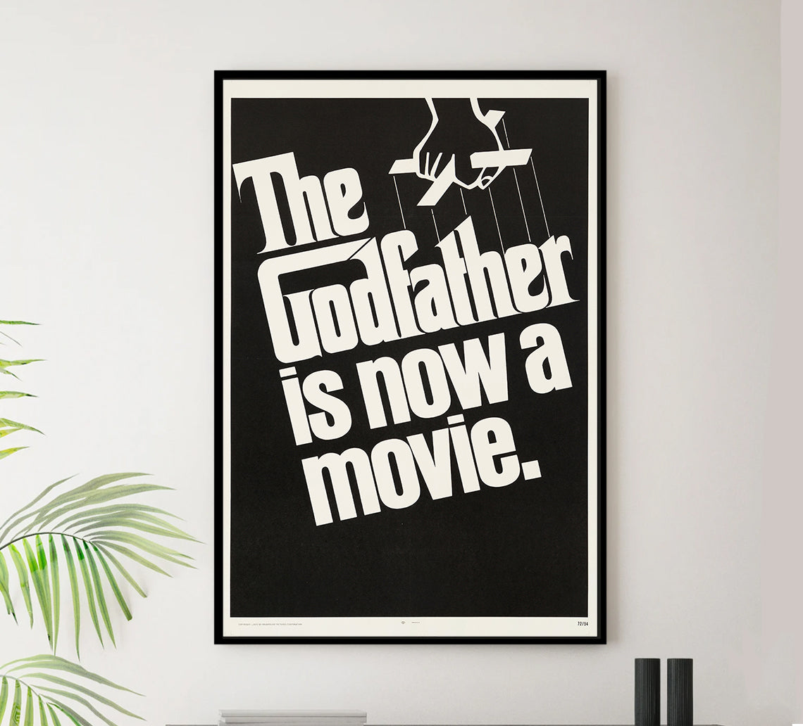 The Godfather 1972 - Al Pacino - US (3) - Classic Movie Poster