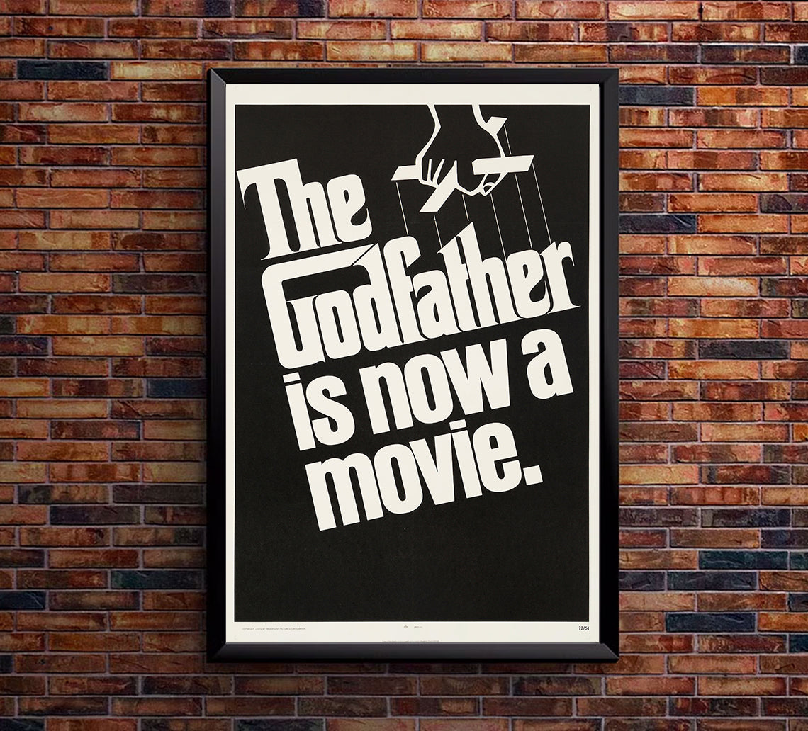 The Godfather 1972 - Al Pacino - US (3) - Classic Movie Poster