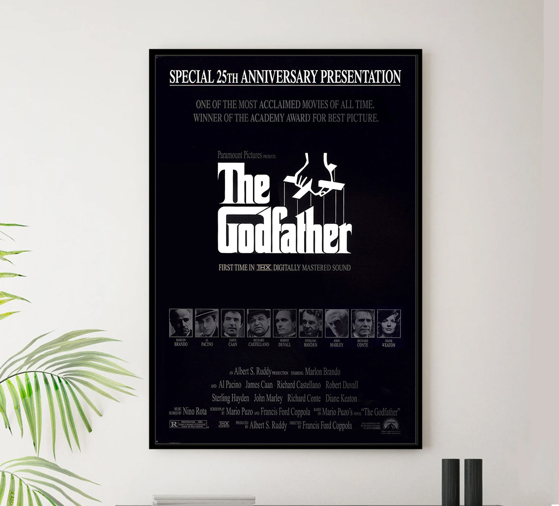 The Godfather 1972 - Al Pacino - US (6) - Classic Movie Poster