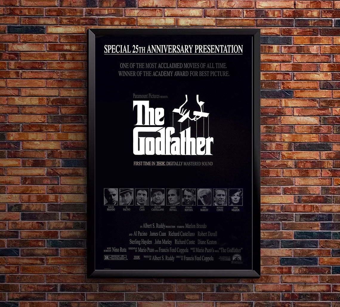 The Godfather 1972 - Al Pacino - US (6) - Classic Movie Poster