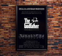 The Godfather 1972 - Al Pacino - US (6) - Classic Movie Poster