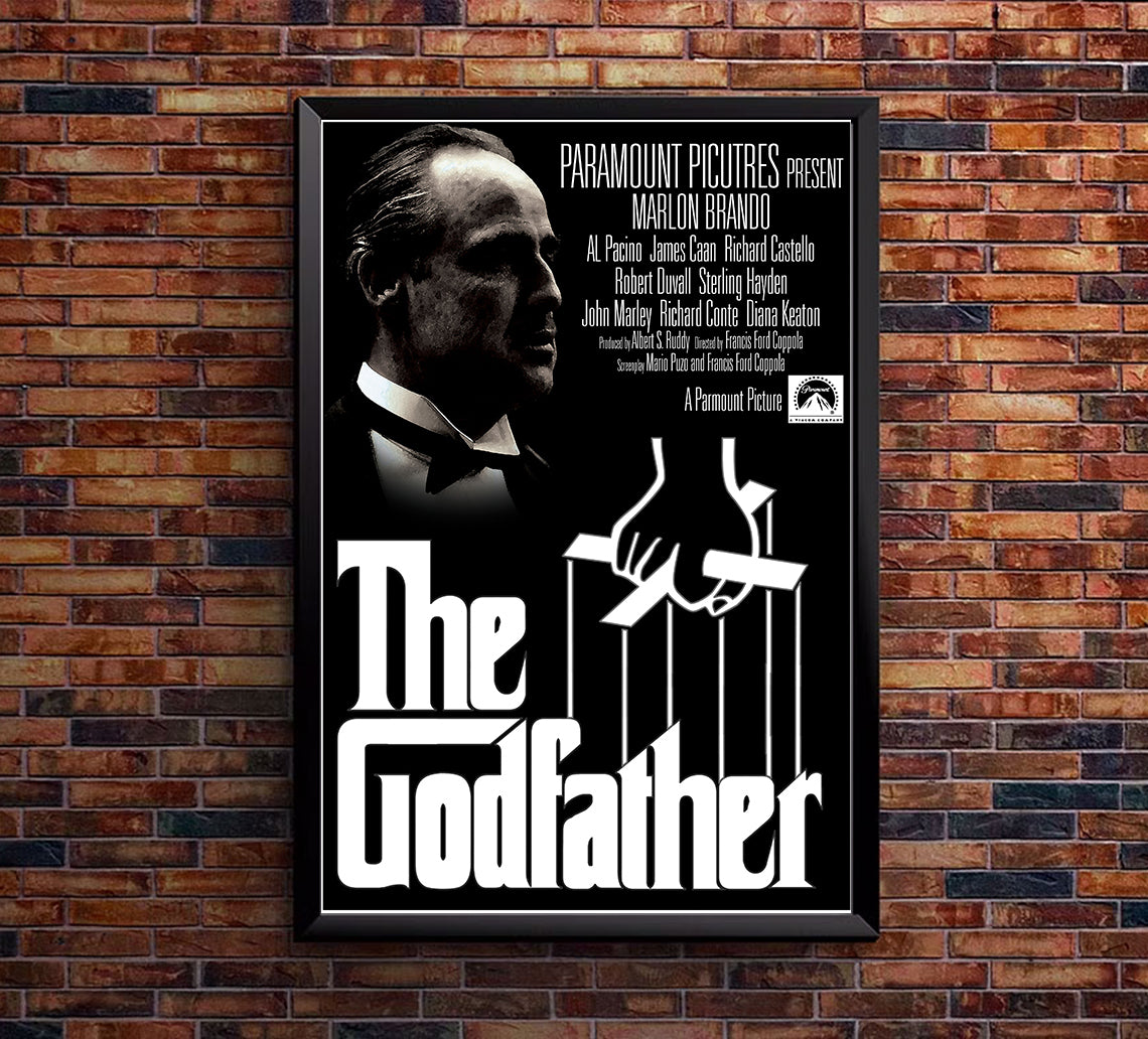 The Godfather 1972 - Al Pacino - US (9) - Classic Movie Poster