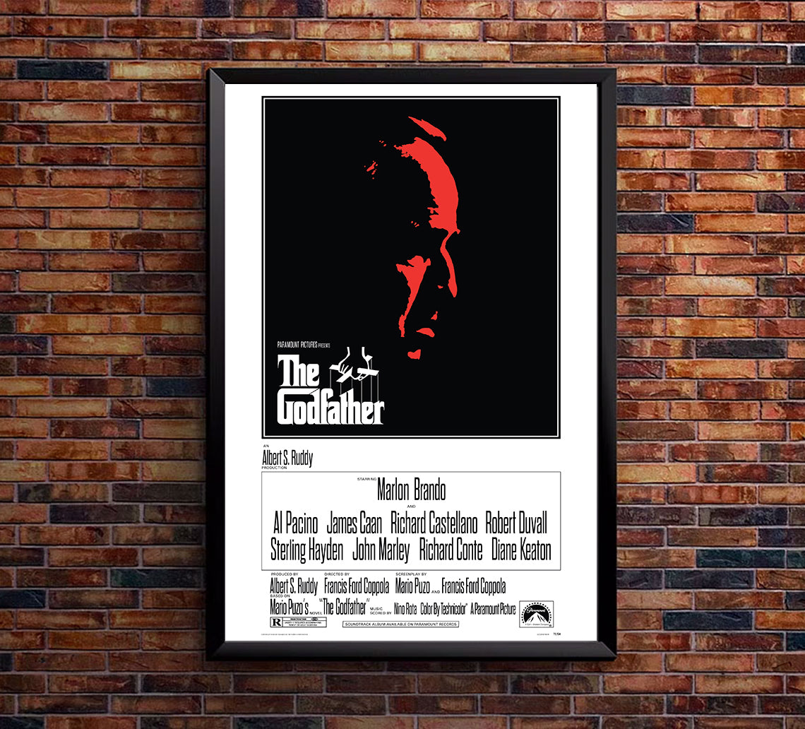 The Godfather 1972 - Al Pacino - US - Classic Movie Poster