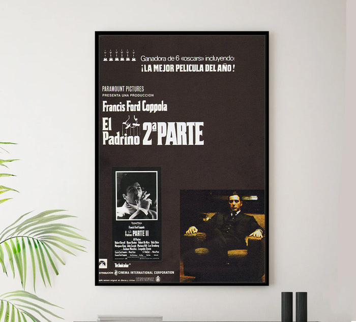 The Godfather Part II 1974 - Al Pacino - Spain - Classic Movie Poster