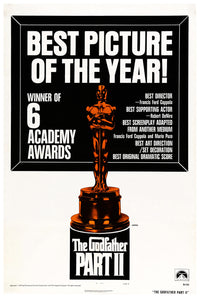 The Godfather Part II 1974 - Al Pacino - US 3 - Classic Movie Poster
