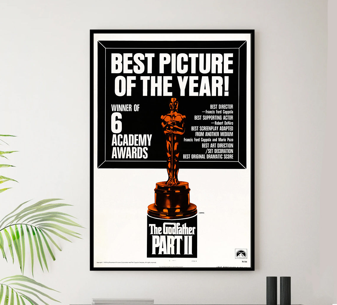 The Godfather Part II 1974 - Al Pacino - US 3 - Classic Movie Poster