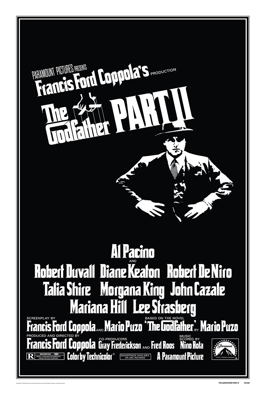 The Godfather Part II 1974 - Al Pacino - US - Classic Movie Poster