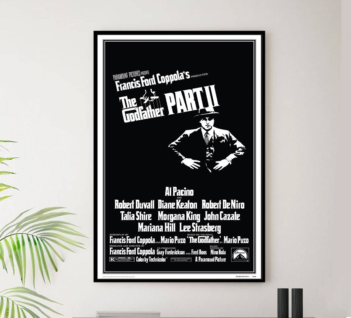The Godfather Part II 1974 - Al Pacino - US - Classic Movie Poster