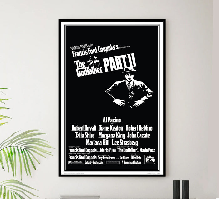 The Godfather Part II 1974 - Al Pacino - US - Classic Movie Poster