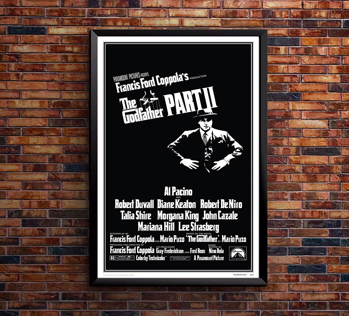 The Godfather Part II 1974 - Al Pacino - US - Classic Movie Poster